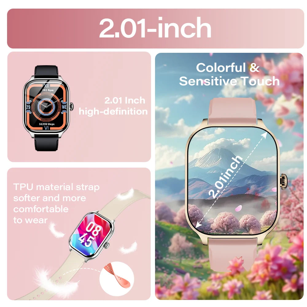LAXASFIT Smartwatch with Bluetooth Calling