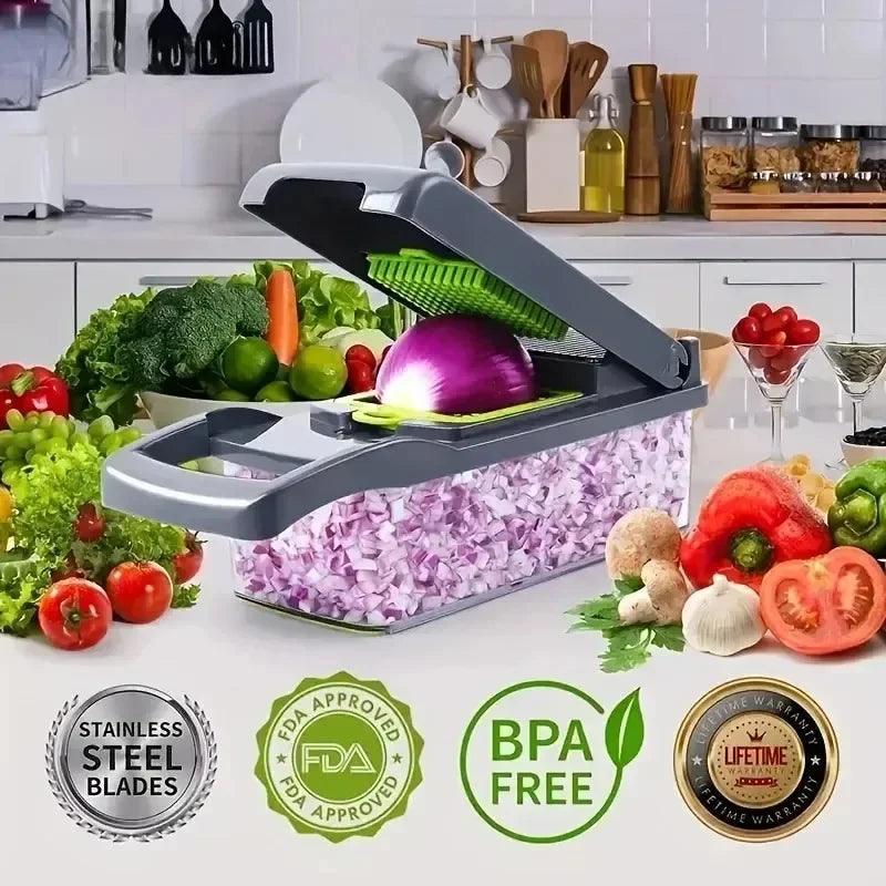 مقطع خضروات متعدد الوظائف