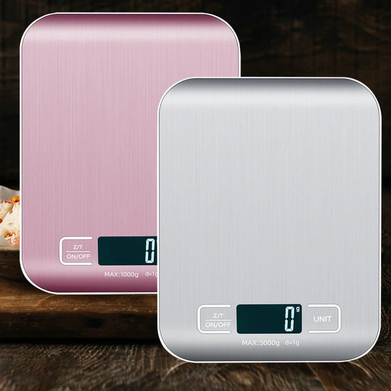 ميزان مطبخ رقمي 5kg/10kg بشاشة LCD